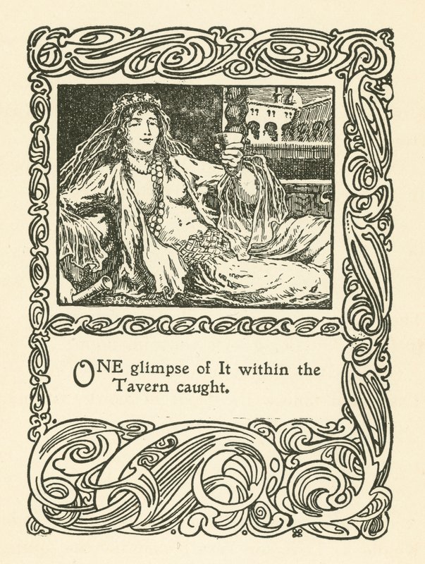 Ilustración para Rubaiyat de Omar Khayyam de English School