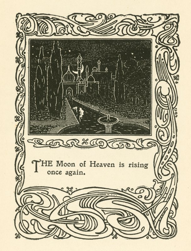 Ilustración para Rubaiyat de Omar Khayyam de English School
