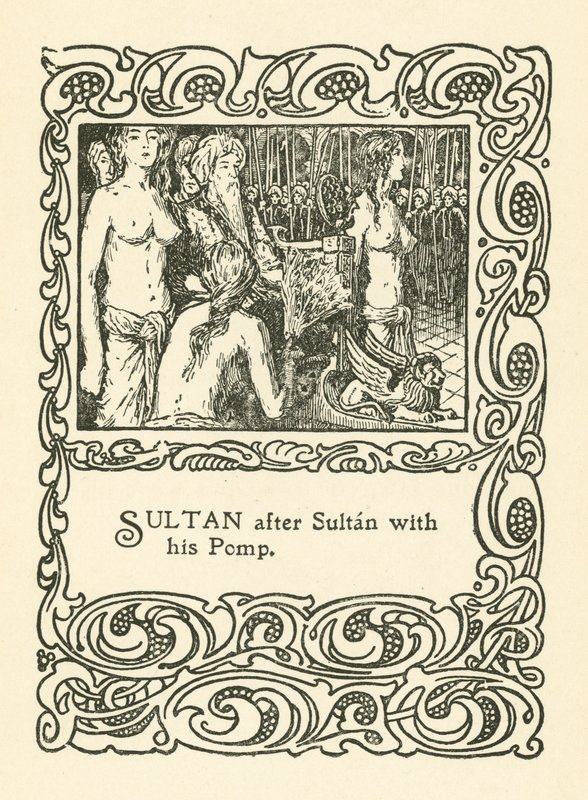Ilustración para Rubaiyat de Omar Khayyam de English School