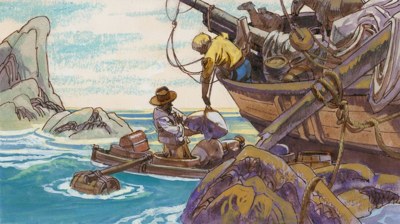 Ilustración para Robinson Suizo de English School