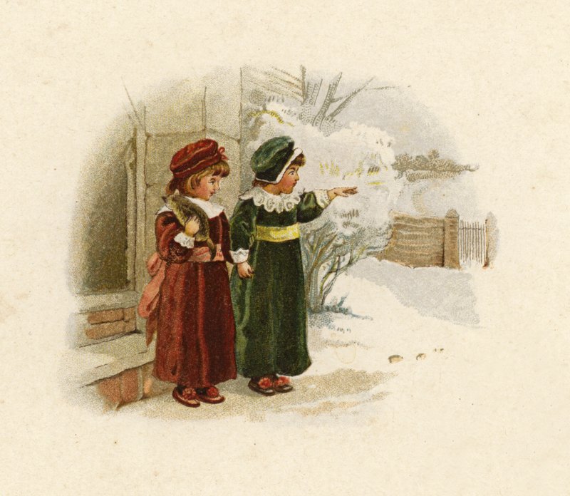 Ilustración para La Llegada de Papá Noel de English School