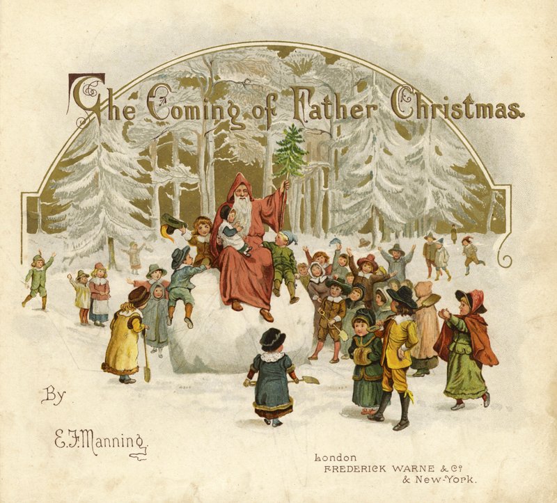 Ilustración para La Llegada de Papá Noel de English School