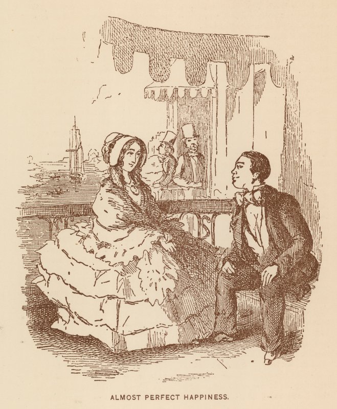 Ilustración para La Historia de Pendennis de Thackeray de English School