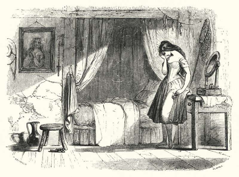 Ilustración para el ballet, Ondine o La náyade de English School