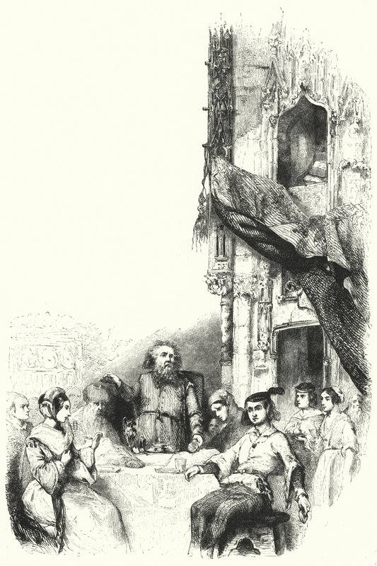 Ilustración para la ópera La Judía de Fromental Halévy de English School