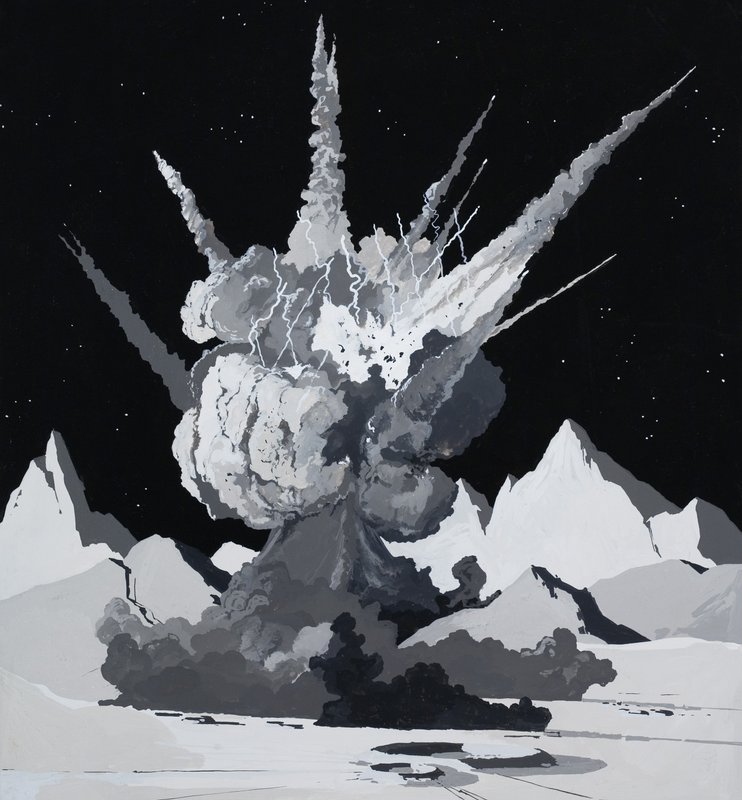 Ilustración de la historia de Arthur C. Clarke de English School