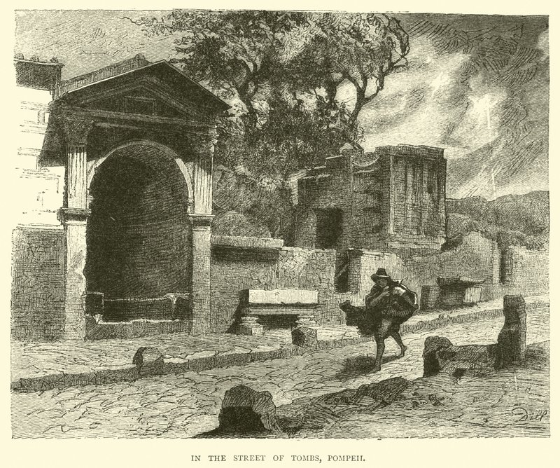 En la Calle de las Tumbas, Pompeya de English School