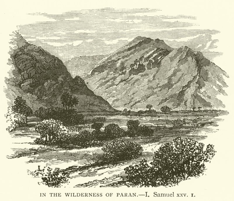 En el Desierto de Parán, I, Samuel, xxv de English School