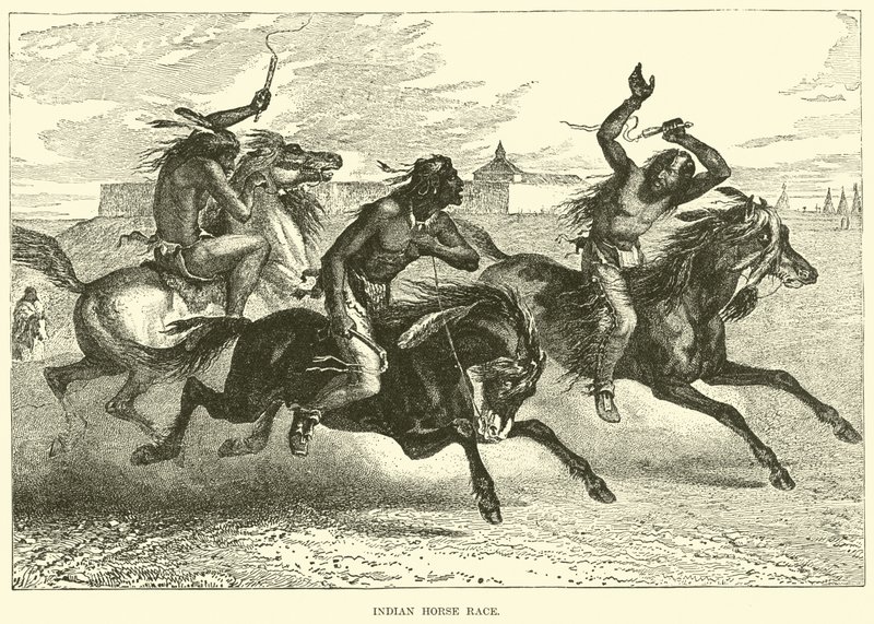 Carrera de caballos india de English School