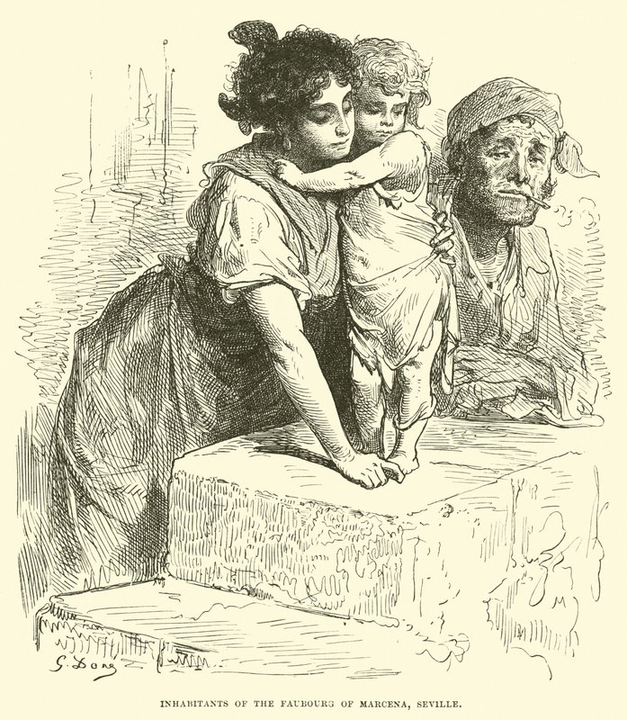 Habitantes del Faubourg de Marcena, Sevilla de English School