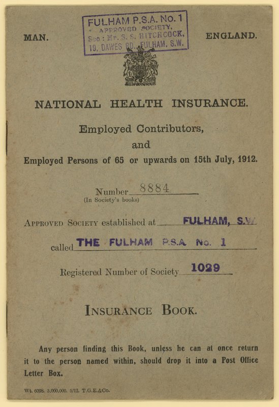 Libro de Seguros para el Seguro Nacional de Salud de English School