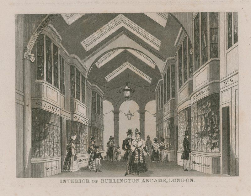 Interior de Burlington Arcade de English School