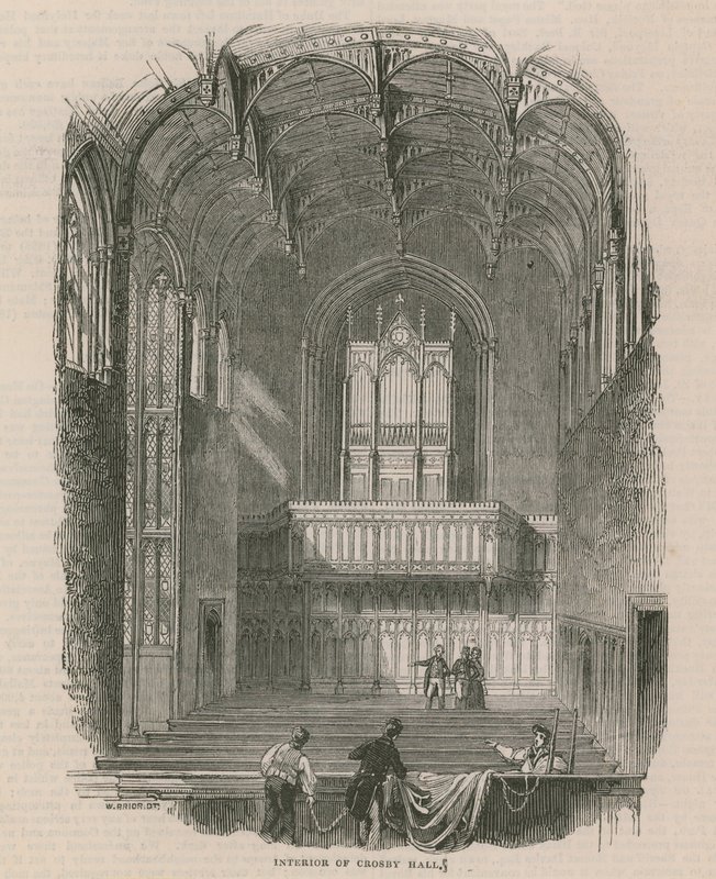 Interior de Crosby Hall de English School