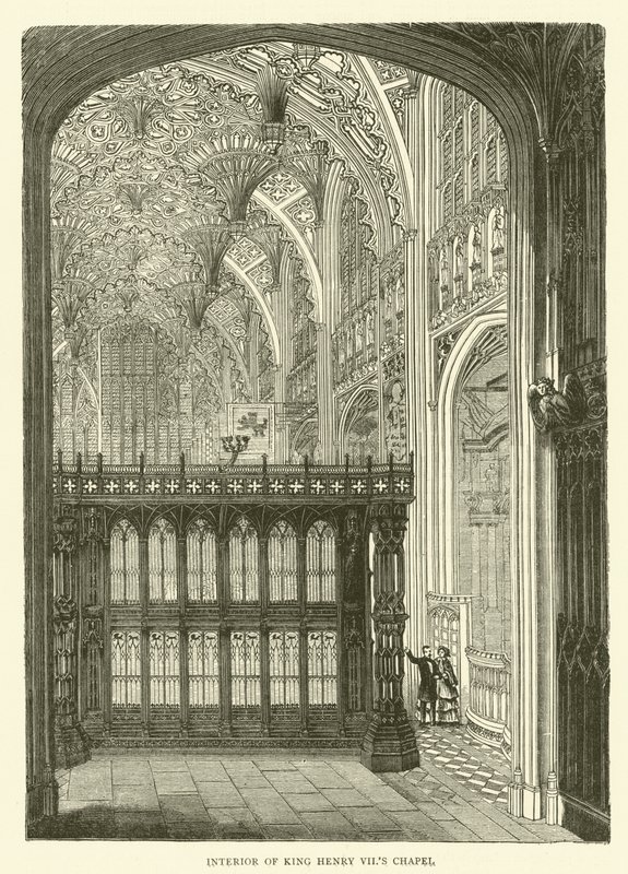 Interior de la Capilla del Rey Enrique VII de English School