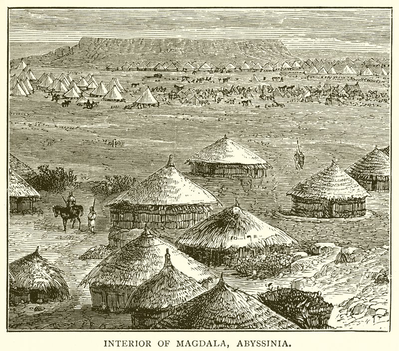 Interior de Magdala, Abisinia de English School