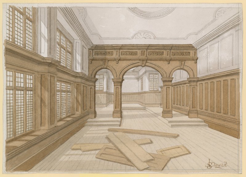 Interior del Antiguo Tribunal del Almirantazgo, Doctor Commons de English School