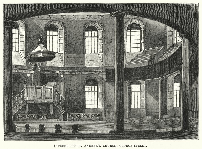Interior de la Iglesia de San Andrés, George Street de English School
