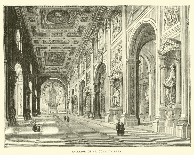 Interior de San Juan de Letrán de English School