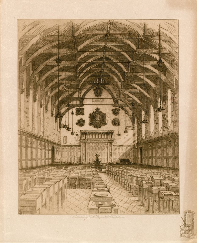 Interior de la Escuela de Westminster de English School