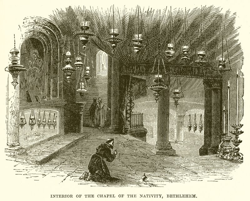 Interior de la Capilla de la Natividad, Belén de English School