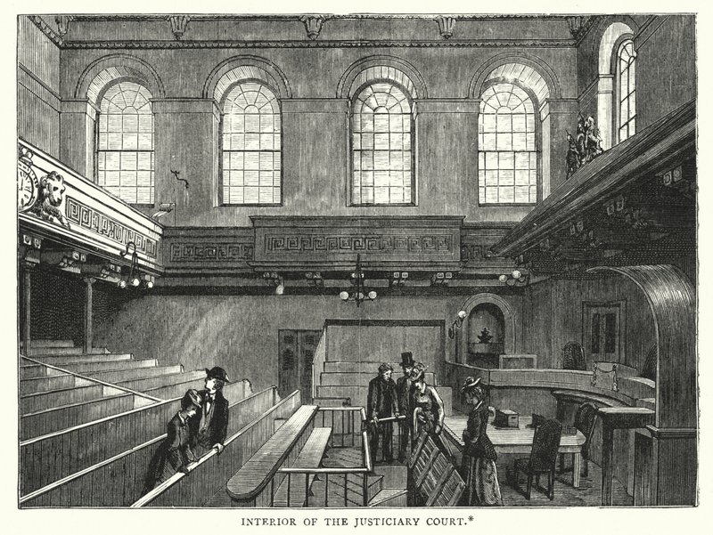 Interior del Tribunal de Justicia de English School