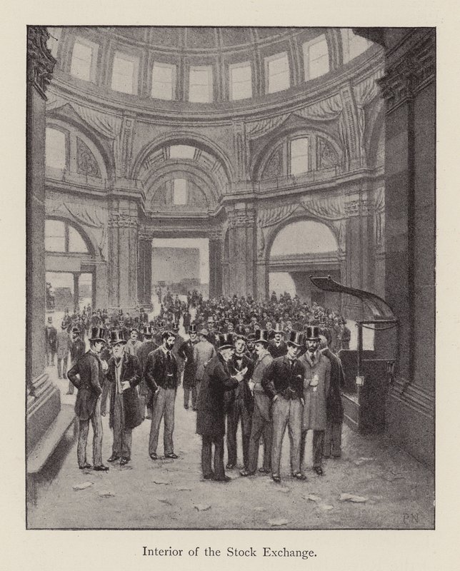 Interior de la Bolsa de English School