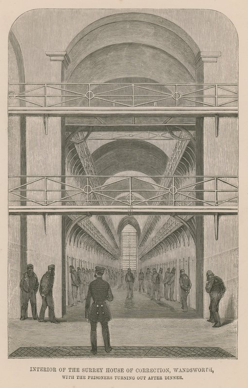 Interior de la Casa de Corrección de Surrey de English School