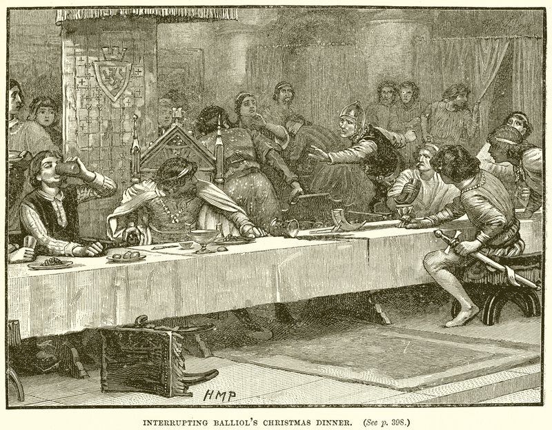 Interrumpiendo la cena de Navidad de Balliol de English School