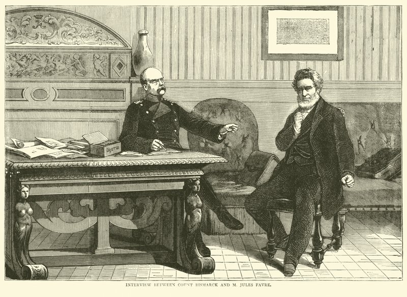 Entrevista entre el Conde Bismarck y M Jules Favre, septiembre 1870 de English School