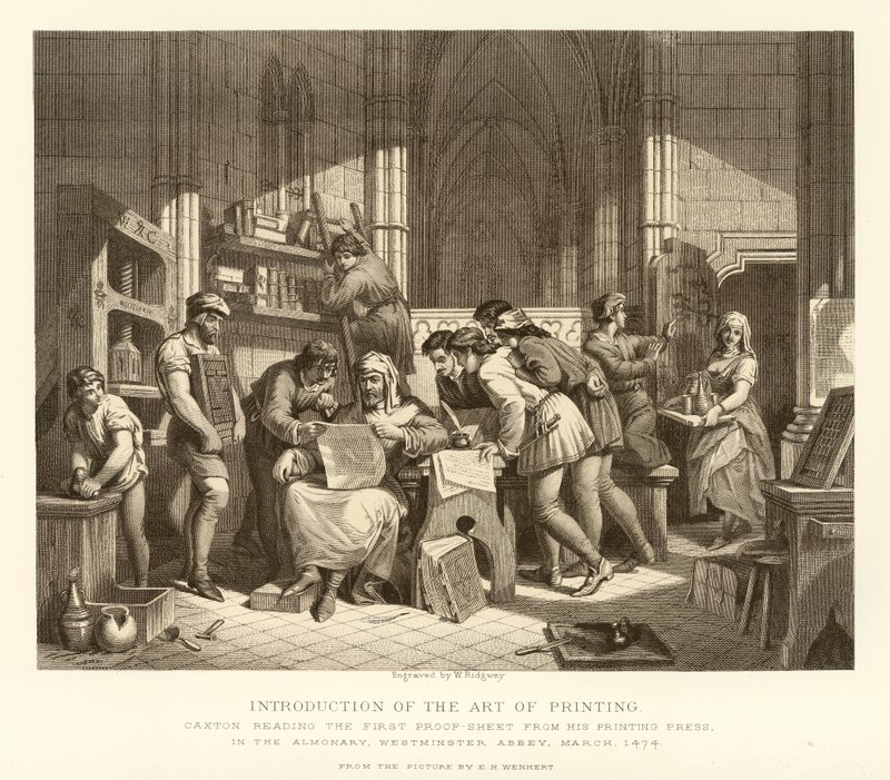 Introducción del arte de la impresión de English School