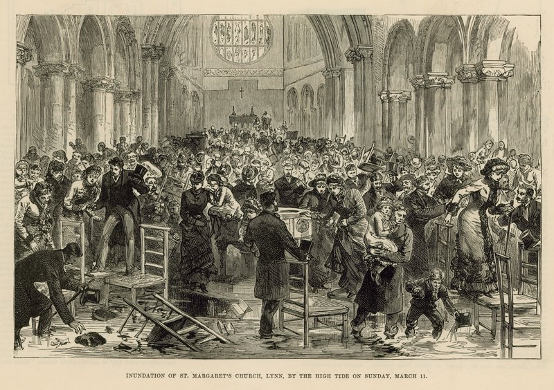 Inundación de la Iglesia de Santa Margarita de English School