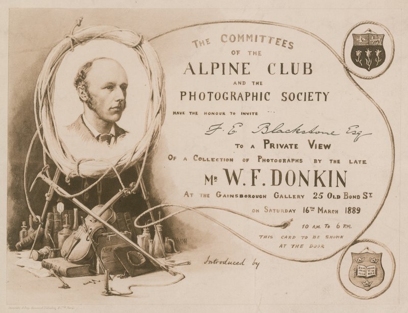 Invitación del Club Alpino y la Sociedad Fotográfica de English School
