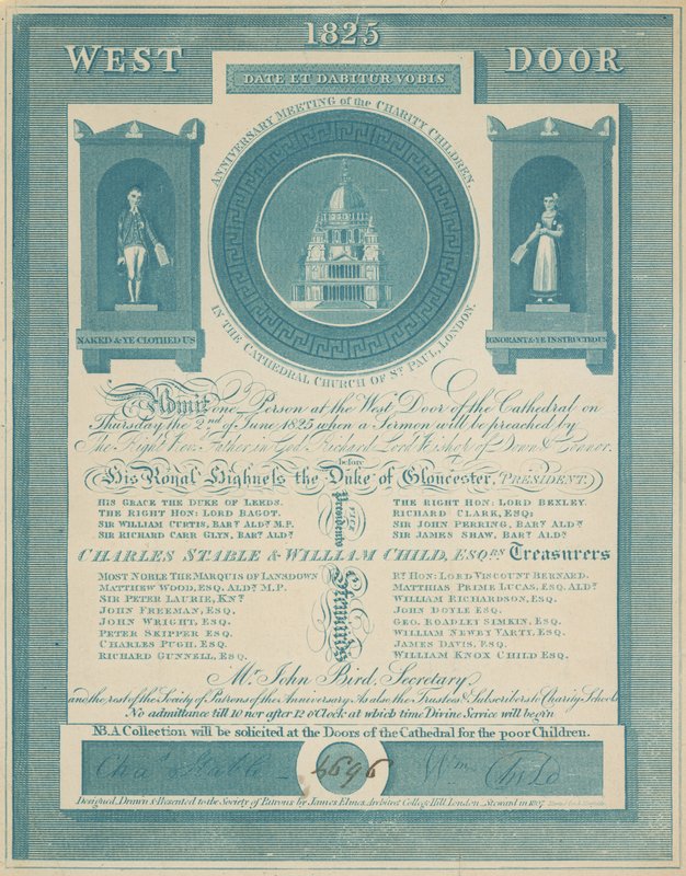 Invitación a la reunión anual de los Niños de la Caridad de English School