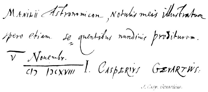 J Casp: Gevartius de English School
