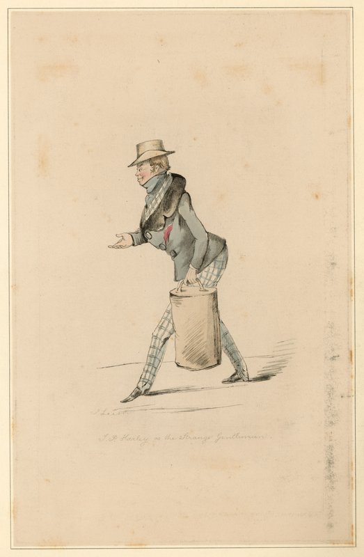 J P Harley como el Extraño Caballero de English School