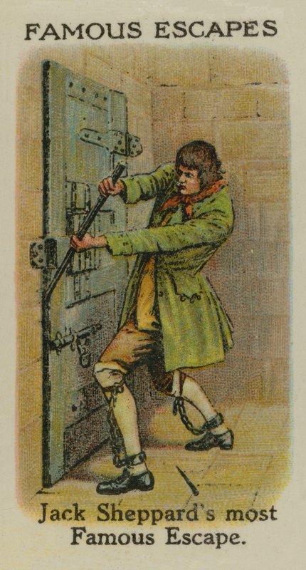 La fuga más famosa de Jack Sheppard de English School