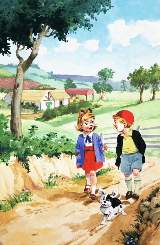 Jack y Jill y el viejo castillo de English School