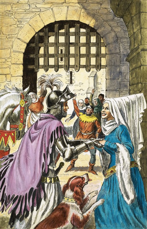 Jack y Jill y el viejo castillo de English School
