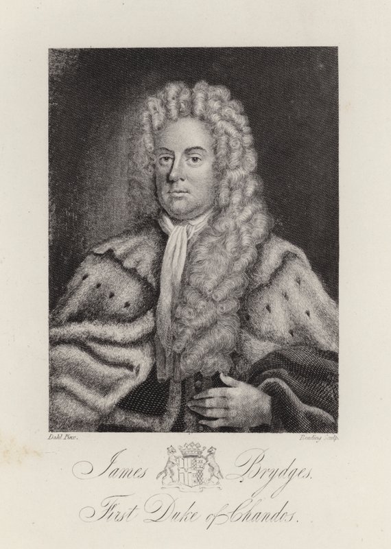 James Brydges, duque de Chandos (grabado) de English School