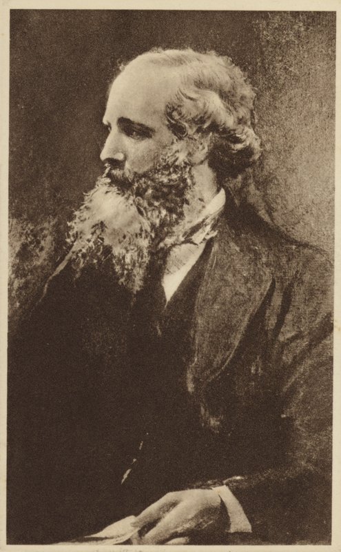 James Clerk Maxwell (1831-1879), físico teórico escocés (litografía) de English School