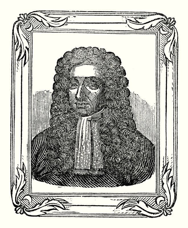Jacobo II nació en 1633, fue coronado en 1685 y murió en 1701 de English School