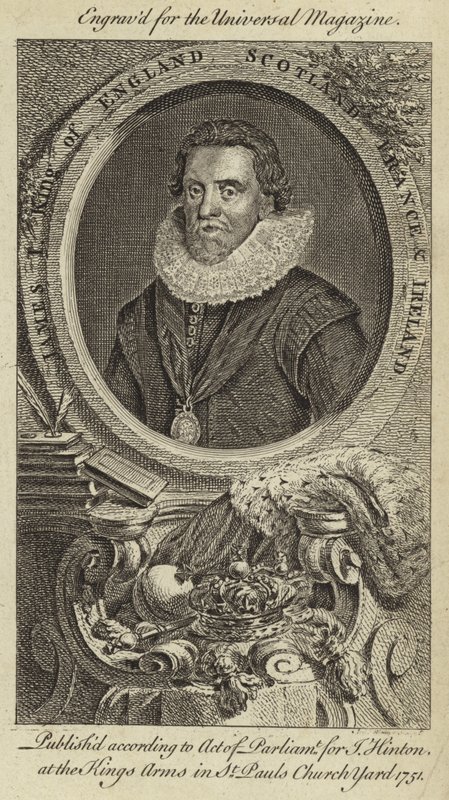 James I, Rey de Inglaterra, Escocia, Francia e Irlanda de English School