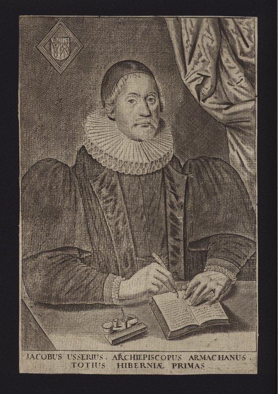 James Ussher, clérigo protestante irlandés (grabado) de English School