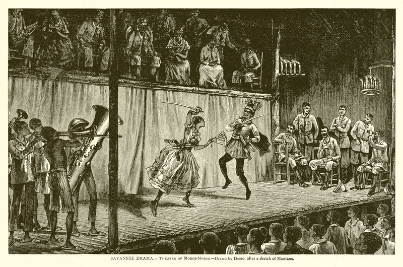 Drama javanés: Teatro de Moros-Moros de English School