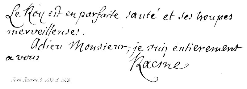 Jean Racine, n. 1639, m. 1699 de English School