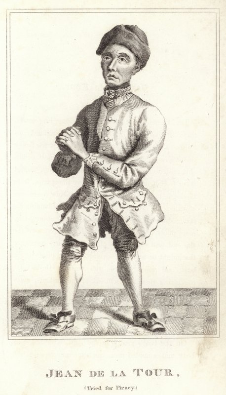 Jean de la Tour, Juzgado por Piratería de English School