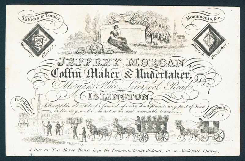 Jeffrey Morgan, fabricante de ataúdes y funerario de English School