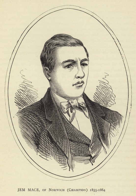 Jem Mace, de Norwich, Campeón, 1855-1864 de English School