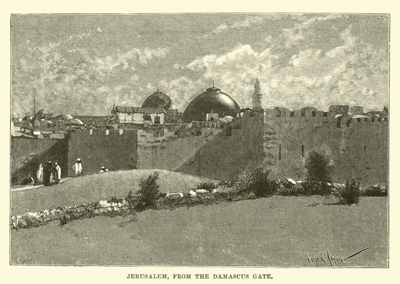 Jerusalén, desde la Puerta de Damasco de English School