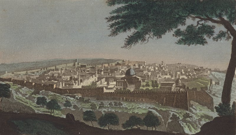 Jerusalén desde el Valle de Josafat de English School